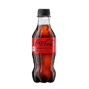 Refrigerante Coca Cola Zero Açúcar - Garrafa com 250ML