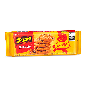 Cookie Garoto Crocante com Gotas Sabor Chocolate - Embalagem com 60G