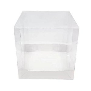 Caixa Ideia Com Tampa Transparente 15x15x15CM
