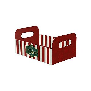 Cesta Ideia Caixote Feliz Natal - Tamanho M