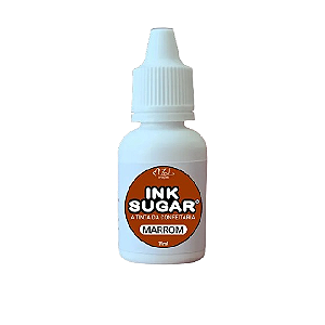 Tinta Alimentícia Ink Sugar Marrom 15ML