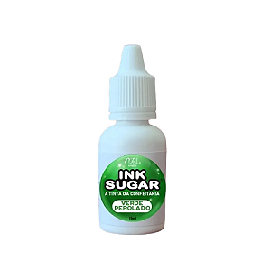 Tinta Alimentícia Ink Sugar Verde Perolado - Embalagem com 15ML