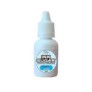 Tinta Alimentícia Ink Sugar Azul Candy - Embalagem com 15ML