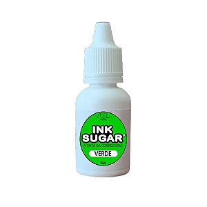 Tinta Alimentícia Ink Sugar Verde Folha - Embalagem com 15ML
