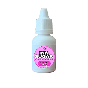 Tinta Alimentícia Ink Sugar Rosa Candy - Embalagem com 15ML