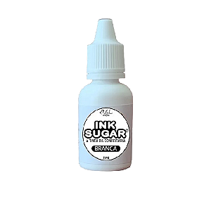 Tinta Alimentícia Ink Sugar Branco Base - Embalagem com 15ML