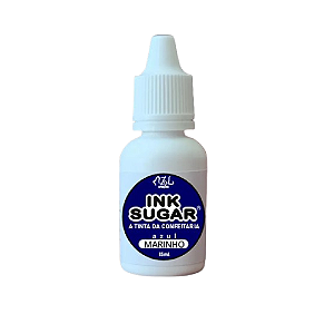 Tinta Alimentícia Ink Sugar Azul Marinho - Embalagem com 15ML