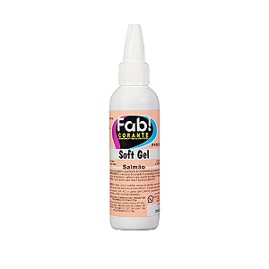 Corante Fab Soft Gel Salmão - Embalagem com 25G