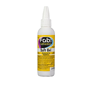 Corante Fab Soft Gel Amarelo Gema - Embalagem com 25G