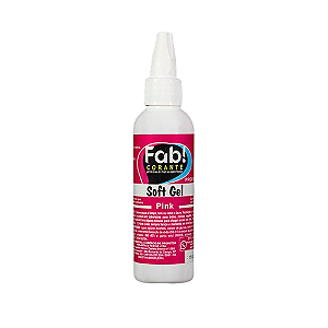 Corante Fab Soft Gel Rosa Pink - Embalagem com 25G