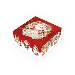 Caixa Ideia Para 4 Doces Natal Encantado