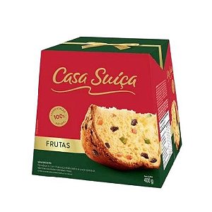Panettone Casa Suiça Sabor Frutas 400G