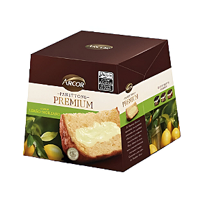 Panettone Arcor Premium Sabor Limão Siciliano 430G