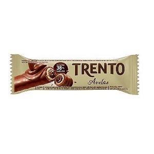 Chocolate Wafer Trento Avelãs - Embalagem com 29G