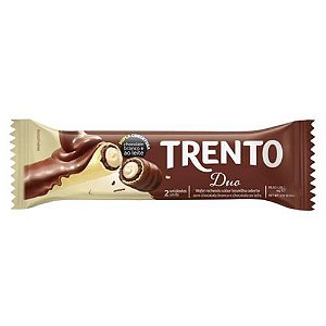 Chocolate Wafer Trento Duo - Embalagem com 29G
