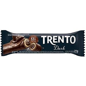 Chocolate Wafer Trento Dark - Embalagem com 29G