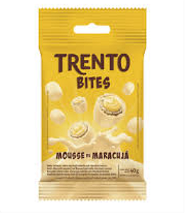 Wafer Trento Bites Mousse de Maracujá - Pacote com 40G