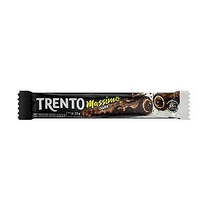Chocolate Wafer Trento Massimo Dark - Embalagem com 25G