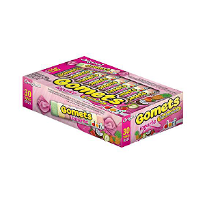 Goma Tubo Gomets Sabor Iogurte Frutas Sortidas - Embalagem com 960G