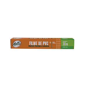 Filme de PVC Mello 28CM x 30M - Embalagem com 1 UN