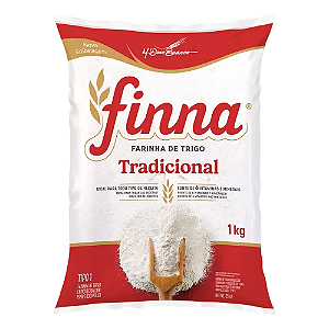 Farinha de Trigo Finna Tradicional - Pacote com 1KG