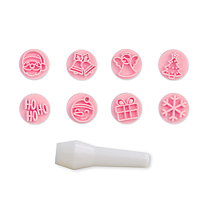 Carimbos para Doces Natal - Kit com 9 Peças