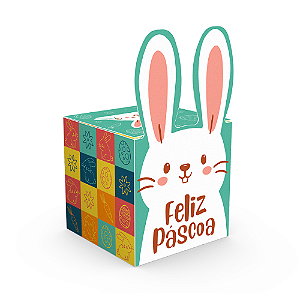 Caixa Pop Up Páscoa Divertida 8x8x8CM