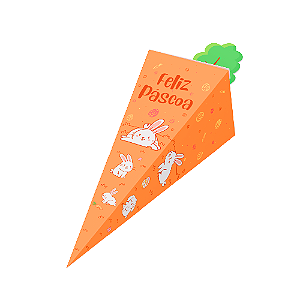 Cone para Doces Páscoa Divertida