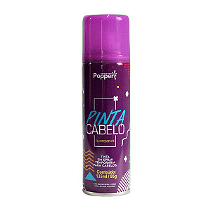Spray Pinta Cabelo Fluorescente Roxo 150ML