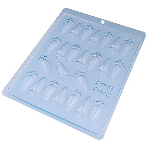 Forma De Acetato Simples BWB Aplique Cenouras (9862) com 1un