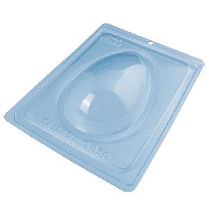 Forma De Acetato Simples BWB Ovo Liso 350G (10588) com 1un