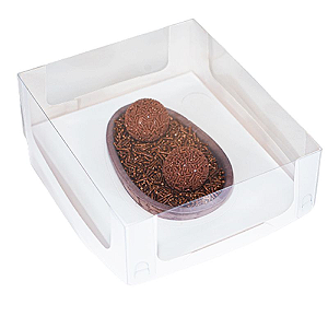 Caixa Encanto Essencial Alta Branca para Ovo de Colher 150/250G