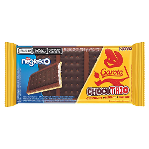 Chocolate Garoto Chocotrio Negresco - Embalagem com 90G