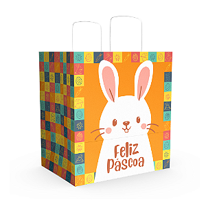 Sacola Páscoa Divertida 24X17X26CM