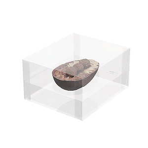 Caixa Páscoa Cristal para Ovo de Colher 250/350G