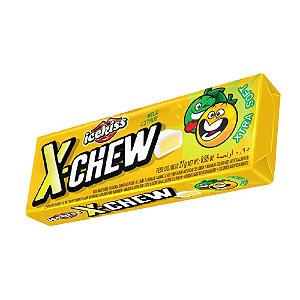 Drops de Gelatina X-Chew Sabor Limão e Laranja 27G