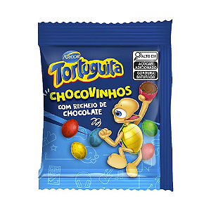 Ovinhos com Recheio de Chocolate Chocovinhos - Pacote com 50G
