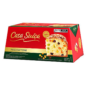 Pascottone Casa Suiça com Frutas Cristalizadas e Uva - Passas 400G