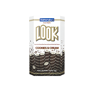 Stick Wafer Look Sabor Cookies & Cream - Caixa com 55G