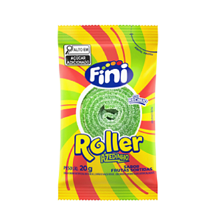 Bala Fini Roller Frutas Azedinhas - Embalagem com 20G