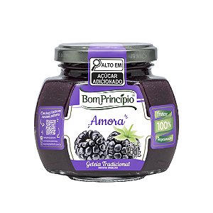 Geleia Bom Princípio Sabor Amora - Embalagem com 250G