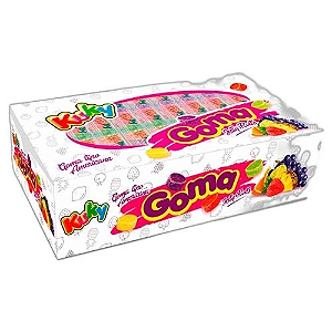 Goma Tubo Frutas Sortidas Kuky - 930G
