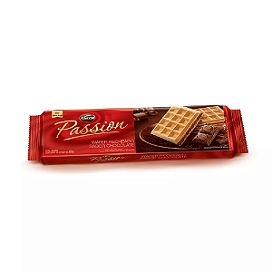 Bicoito Wafer Arcor Passion Sabor Chocolate - Embalagem com 80G