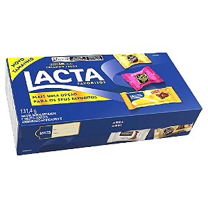 Caixa de Bombom Lacta Favoritos - Embalagem com 131,4G