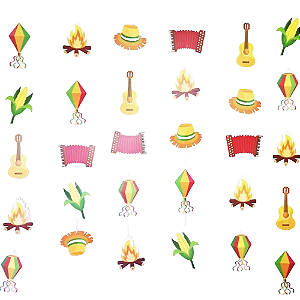Cortina Decorativa para Festa Junina