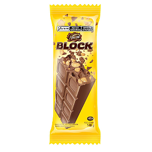 Chocolate Arcor Block - Embalagem com 140G