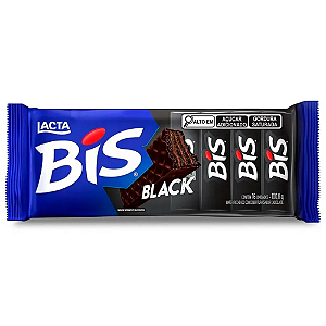 Wafer Bis Sabor Chocolate Black - Embalagem com 100,8G