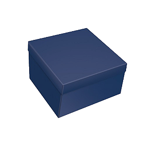 Caixa Quadrada Azul Royal P