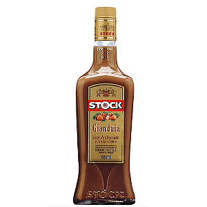 Licor Fino Stock Gianduia  Sabor Chocolate e Avelãs - Garrafa com 720ML