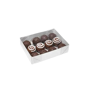 Caixa Branca Basic para 12 Doces